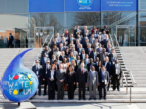 112 ministres, vice-ministres et secrétaires d'Etat étaient à Marseille pour le 6ème Forum Mondial de l'Eau © 6th Water World Forum / Christophe Taamourte